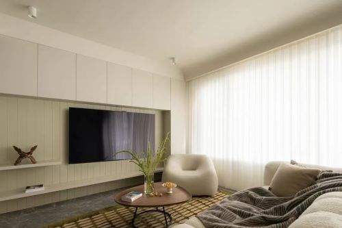 成都家裝裝修設(shè)計(jì)案例：溫潤又雅致暖白色風(fēng)格令人覺得舒適又松弛